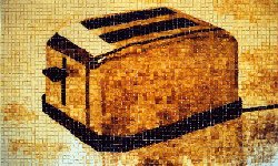 toaster mural